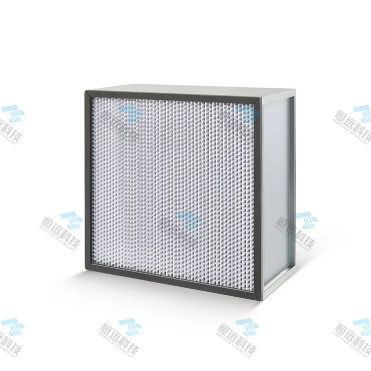 Høyeffektivt luftfilter med skillevegg