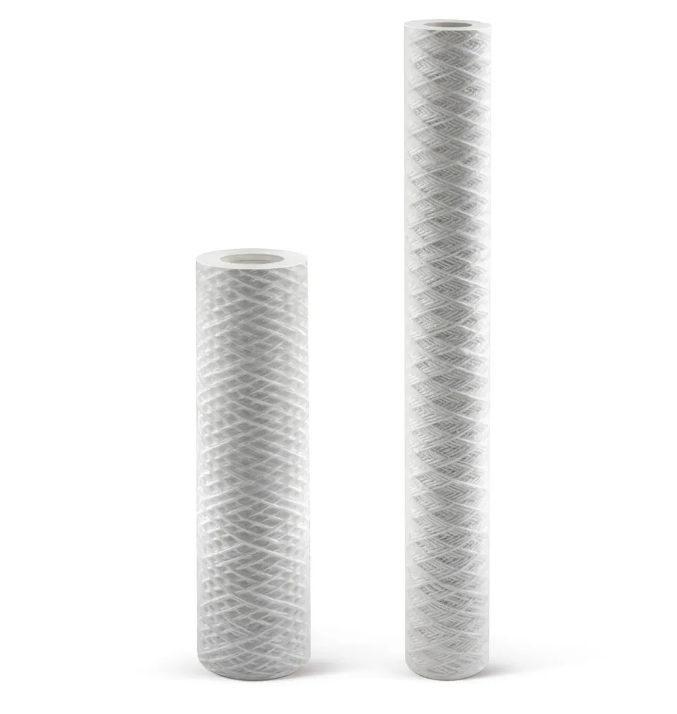 Trådviklet filterelement for kjemiske løsemidler og petroleumsprodukter