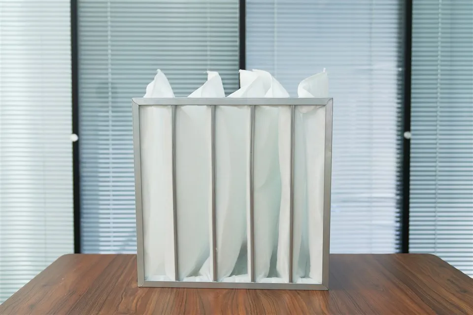 Medium Effektiv bomullslommefilter for F5 F6 F7 F8 F9 Air Conditioning Ny tilstand Primærposefilter