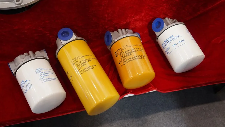 Profesjonell mikronvurderingsmaskinoljefilter for jordflytting