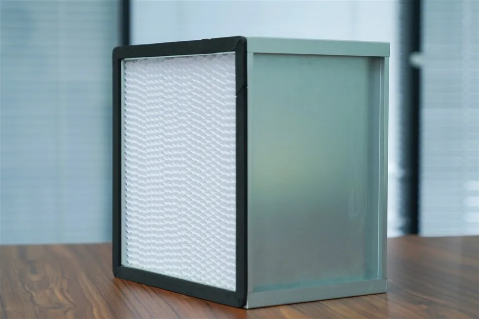 Luftfilterelementet i aluminiumsrammen kompressorkomponenten